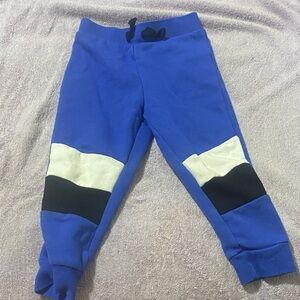 The Children's Place Blue Joggers with Black and White Accents